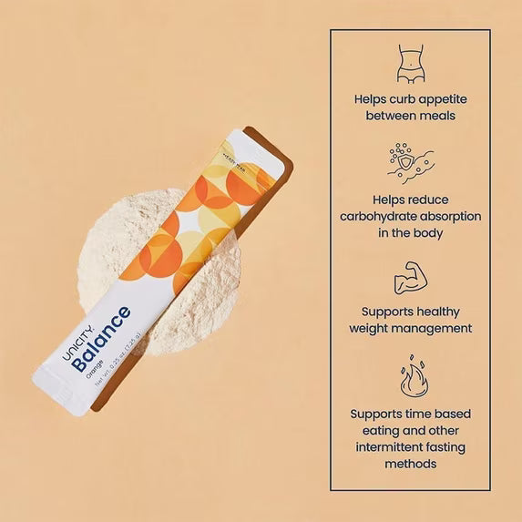 Unicity Feel Great Combo Pack - Orange Balance (1 Box) & Natural Lemon Unimate (1 Box)